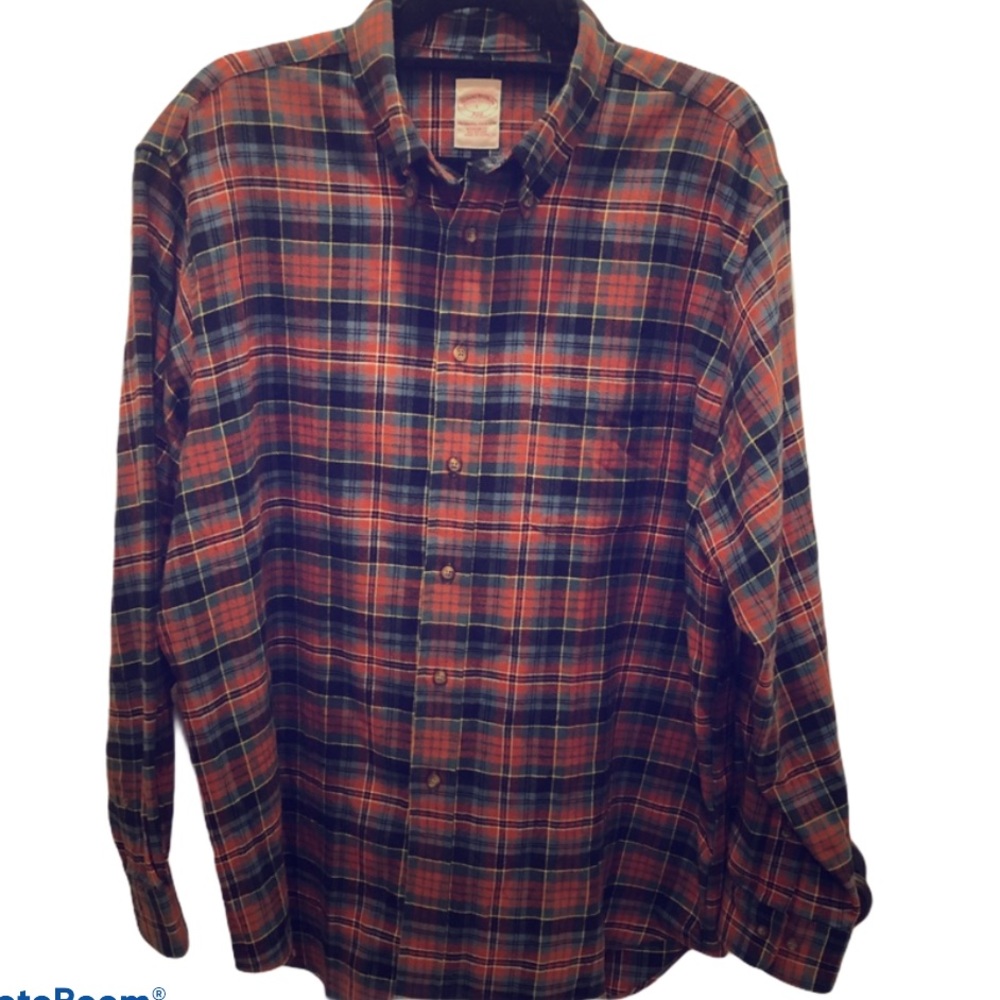 Like new! Lg Brooks Bros. Plaid button down